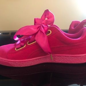 PUMA Pink Suede Runners